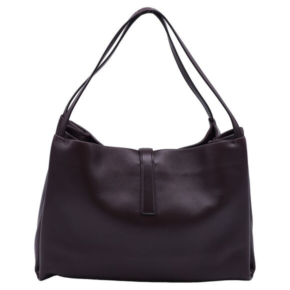 Ferragamo Gancini Tote Bag in Brown Leather - Picture 5 of 10